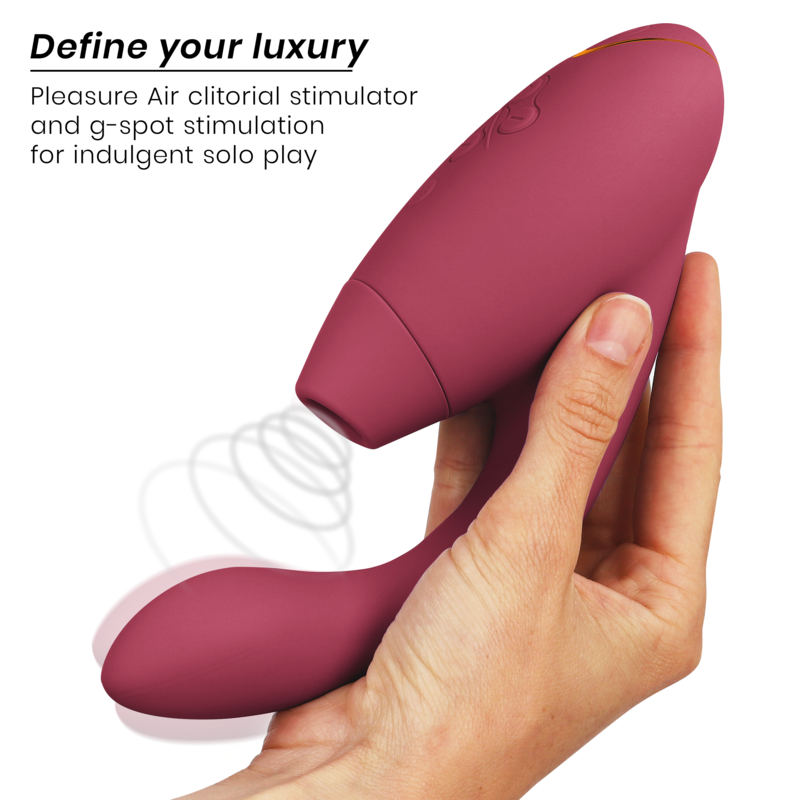 Womanizer Duo 2 stimolatore clitoride bordeaux silenzioso