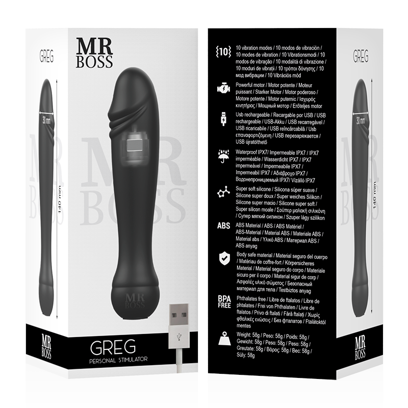 Mr Boss Greg mini vibratore silicone