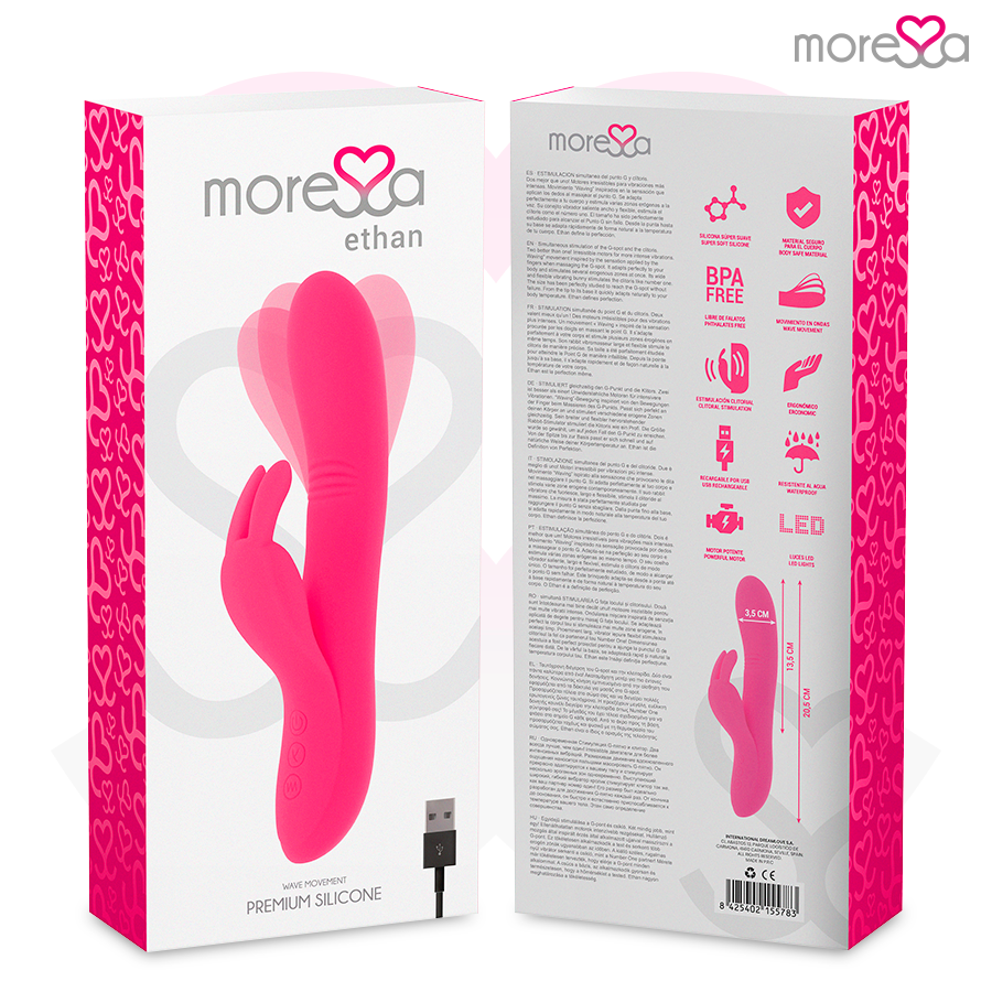 Frutille Moressa Ethan rabbit vibratore ondulante punto G