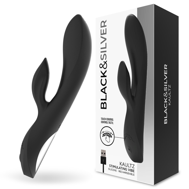 Black&Silver Kaultz vibratore touch control silenzioso