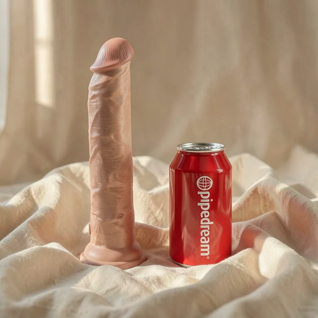 Pipedream King Cock Elite dildo vibrante 23 cm naturale