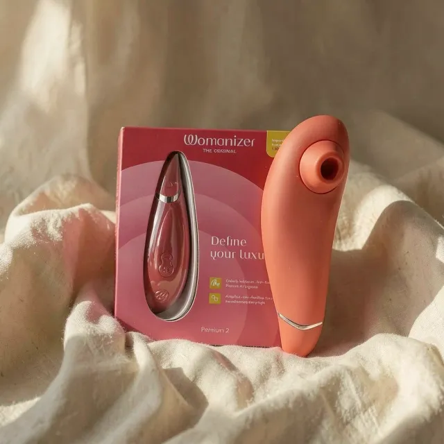Womanizer Premium 2 stimolatore clitoride lampone 14 livelli