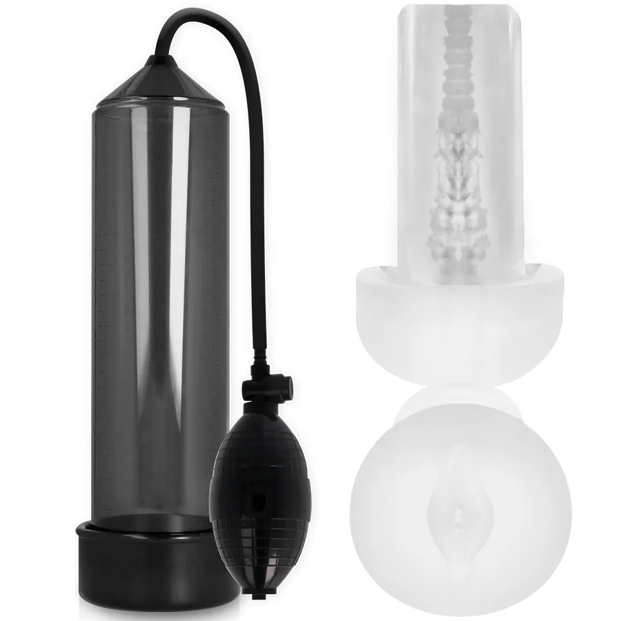 Pump Addicted RX3 Nero pompa pene vacuum silicone