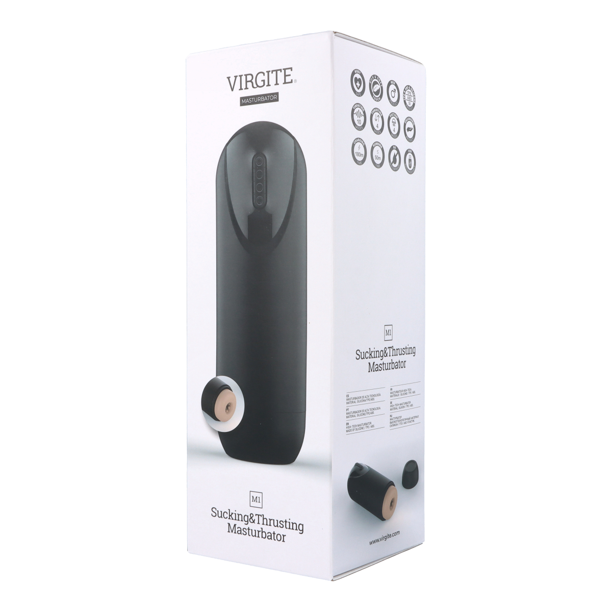 Virgite Love Hit M1 Masturbatore Succhia e Vibra USB flesh