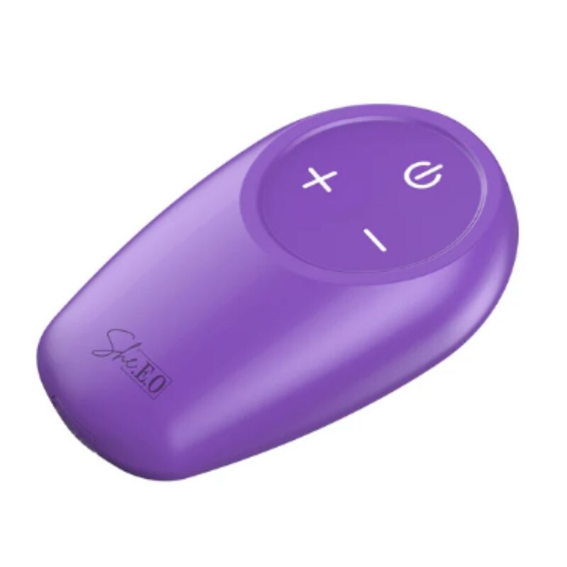 Frutille She.E.O plug anale rotante viola ricaricabile