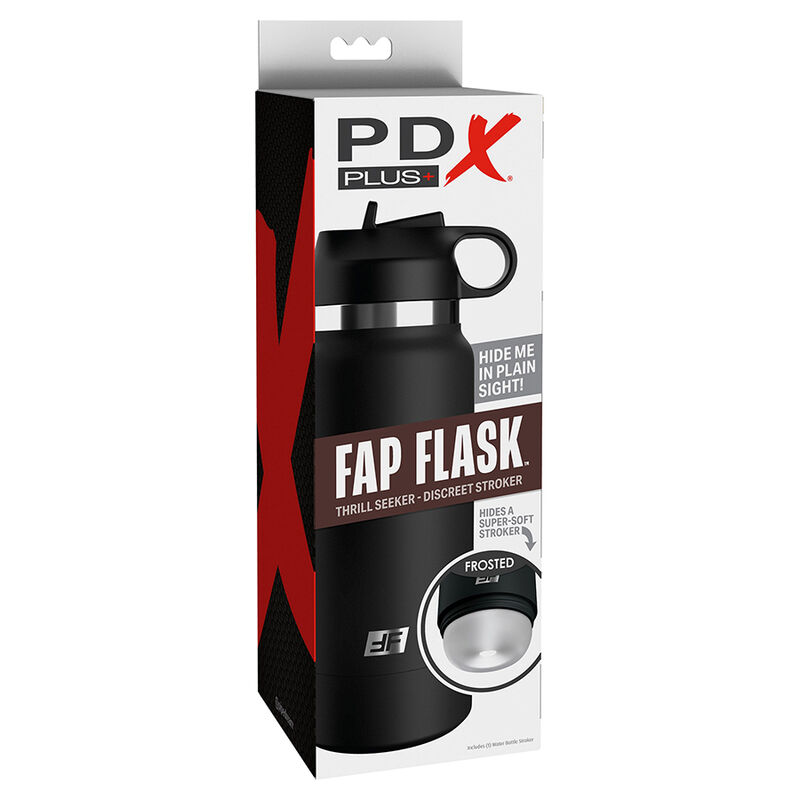 PDX Plus Fap Flask masturbatore discreto trasparente