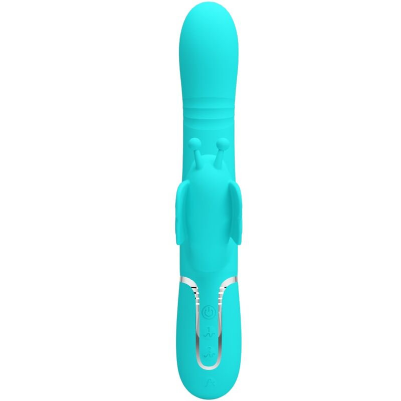 Pretty Love Farfalla 4 in 1 Vibratore Verde Acqua Sfere