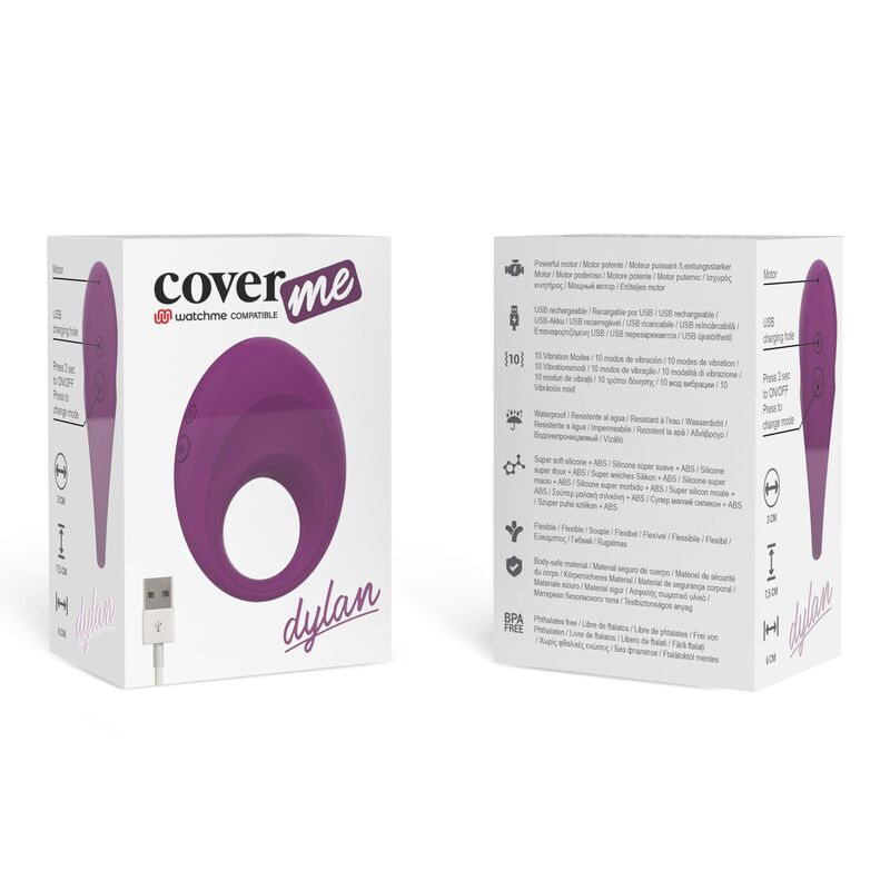 CoverMe Dylan anello vibrante coppia silicone