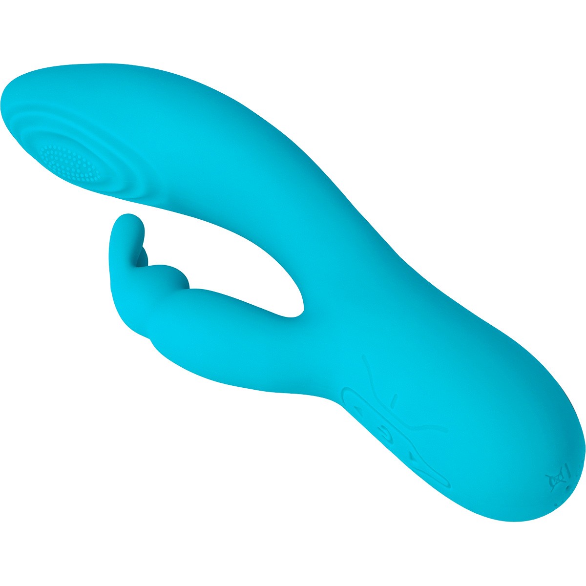 Love Hit Vibes vibratore V9 blu silicone ricaricabile punto G