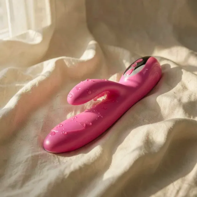 Armony Stimolatore Flessibile vibratore riscaldante fucsia 21,9 cm