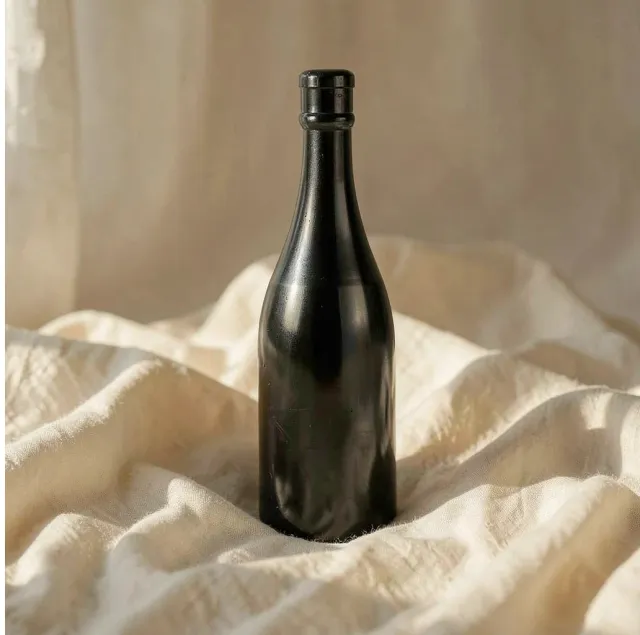 All Black bottiglia 34,5 cm plug anale PVC 9 cm avanzati