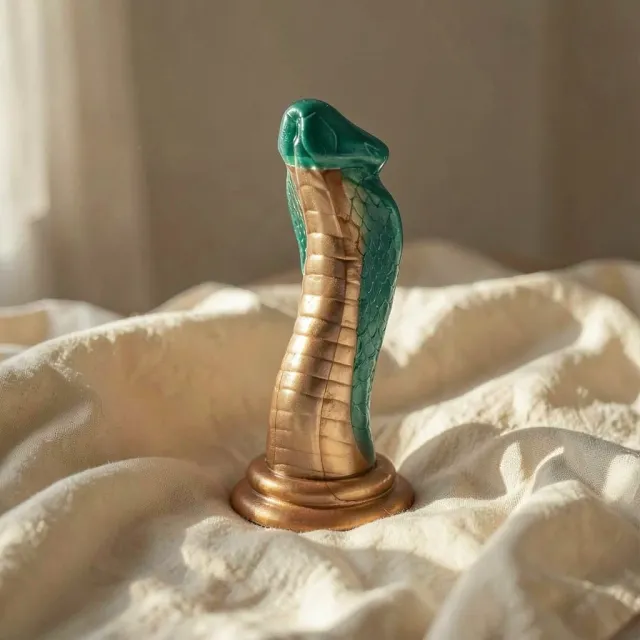 Epic Cybersilicock Python dildo in silicone verde 20,5 cm