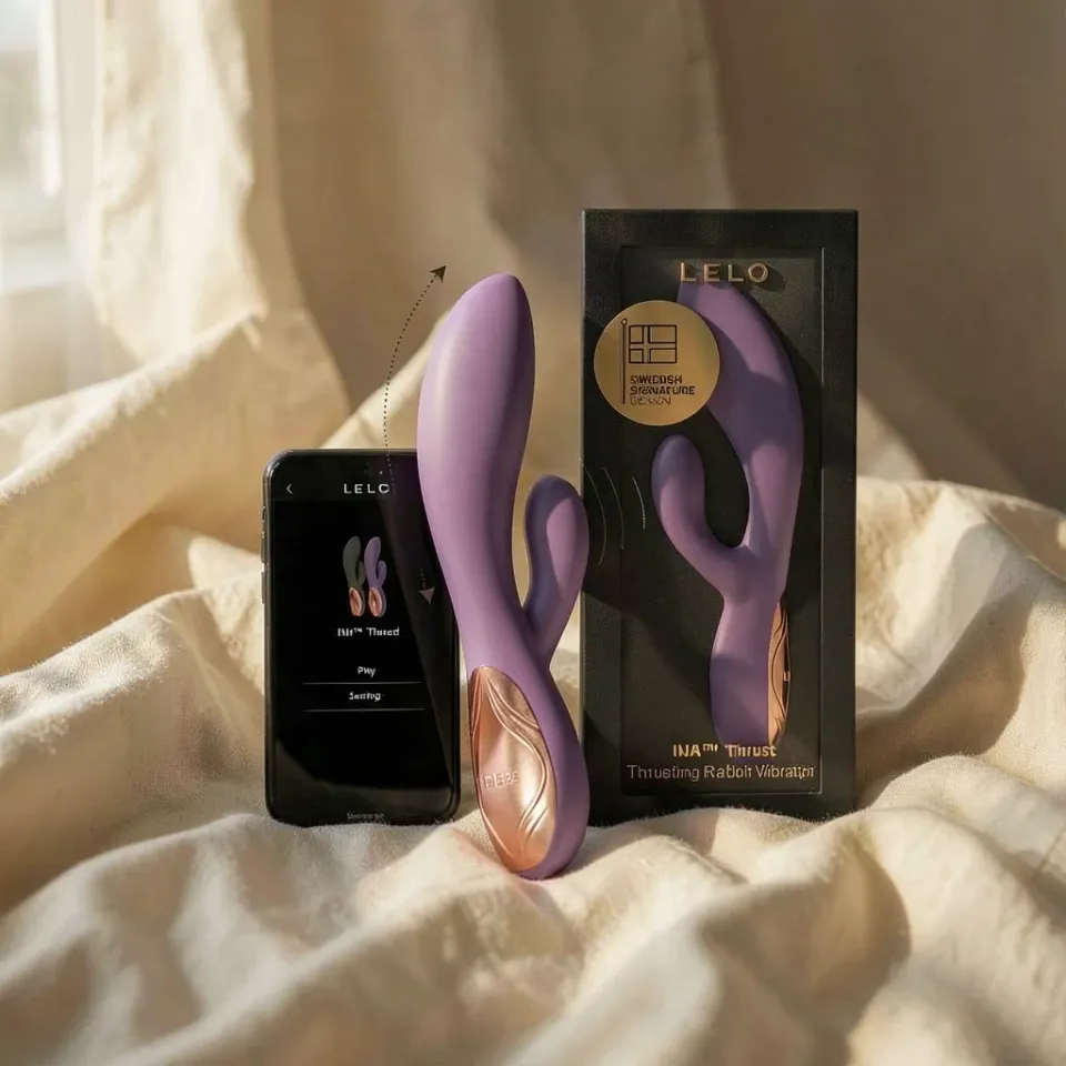 Lelo Ina Thrust vibratore rabbit viola