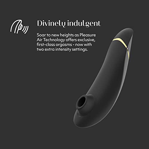 Womanizer Premium 2 stimolatore clitorideo nero Smart Silence