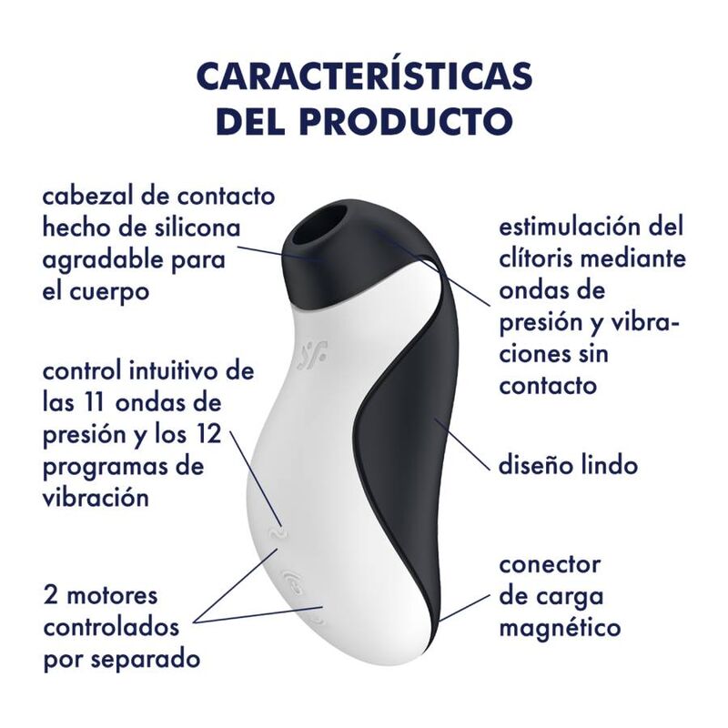Satisfyer Orca succhiaclitoride air pulse 2 motori