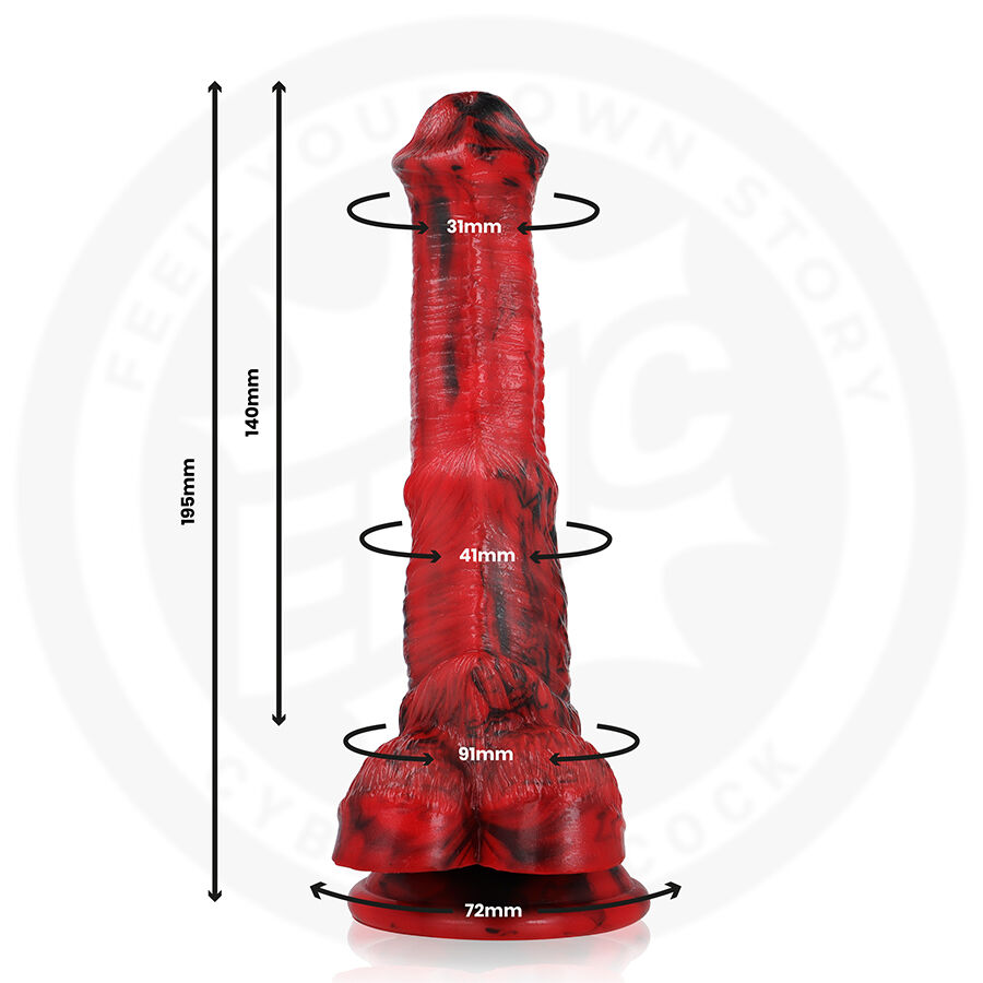 EPIC CyberSilicock Vulcanus Night Dragon dildo fantasy silicone