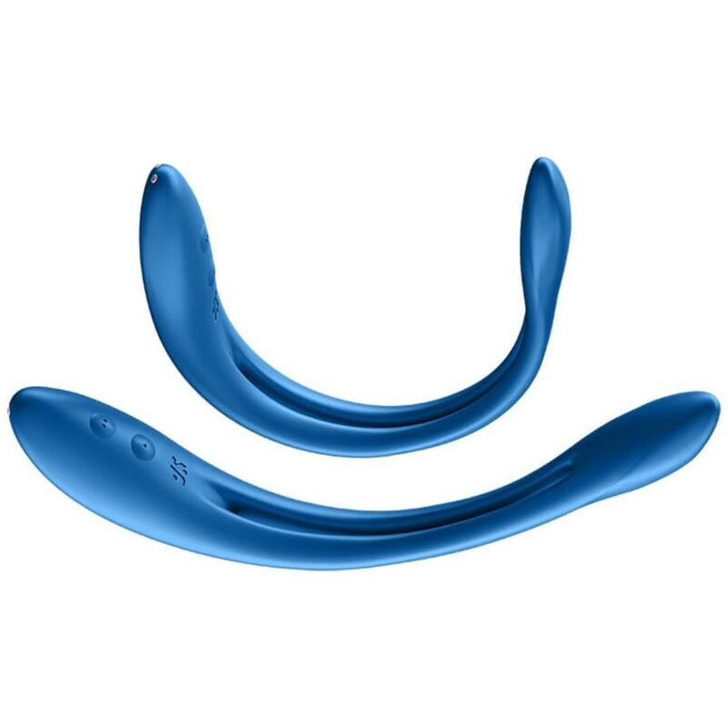 Satisfyer Elastic Game vibratore coppia flessibile blu 2 motori
