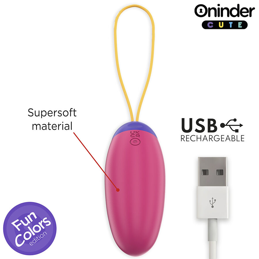 ONINDER Cute stimolatore coppia con app 9 vibrazioni