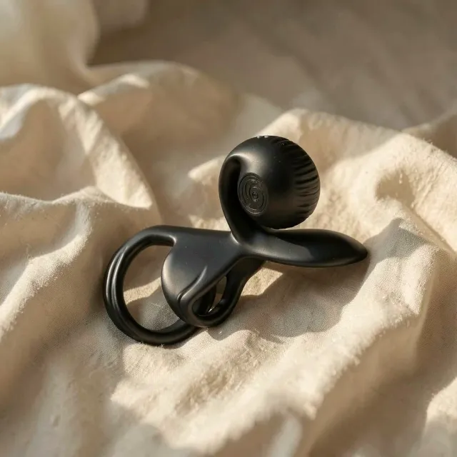 Snail Vibe Jovi Couples Ring anello coppia nero 2 motori