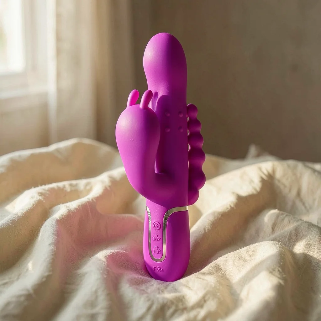 Pretty Love Cammy vibratore rabbit triplo silicone