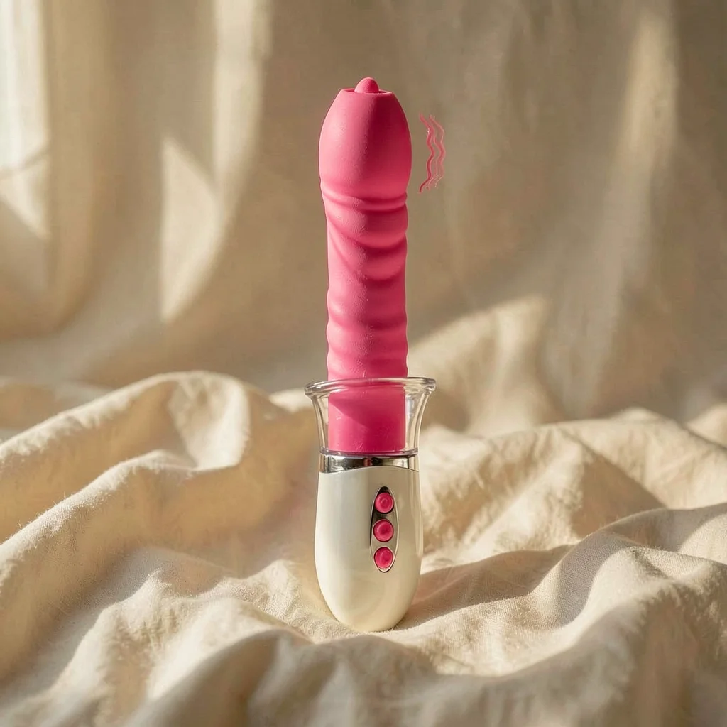 Frutille Armony Liberty vibratore spinta e aspirazione fucsia