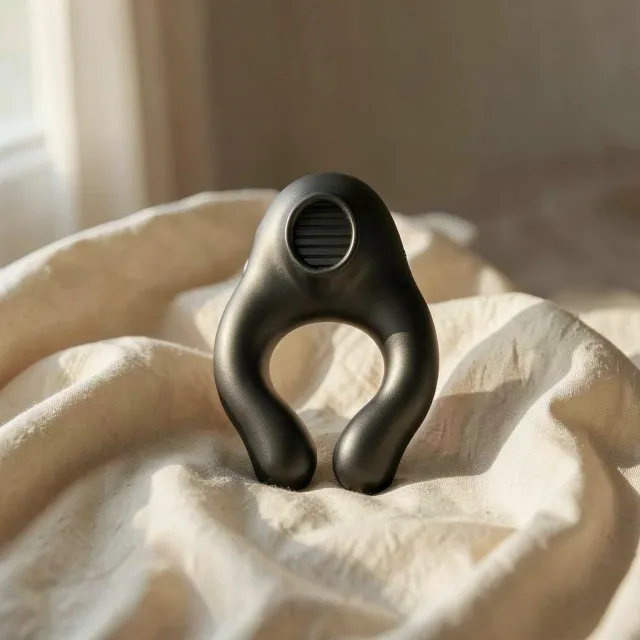 Black&Silver Licking Ring anello vibrante coppia 10 modi
