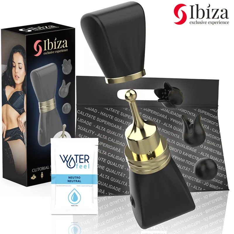 Ibiza Arco 3 Teste stimolatore clitoride nero