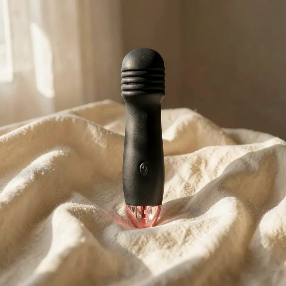 Dolce Vita Tre Nero vibratore nero ricaricabile