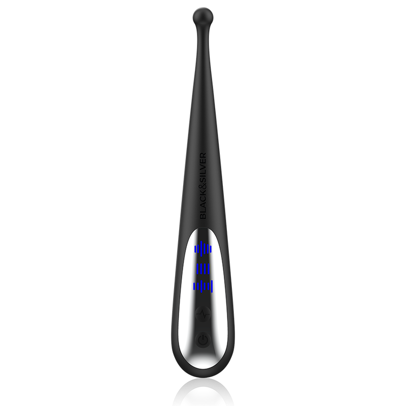 Black&Silver Kenneth Stimulating Vibe stimolatore intimo 19 cm