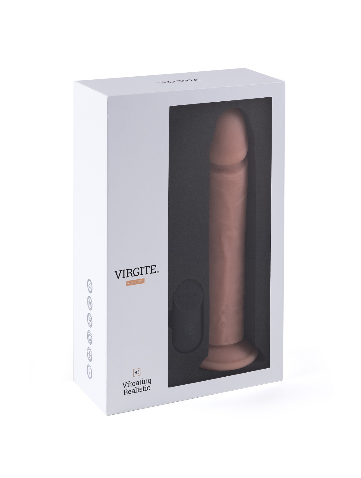 Love Hit R3 vibratore realistico 24,5 cm con telecomando