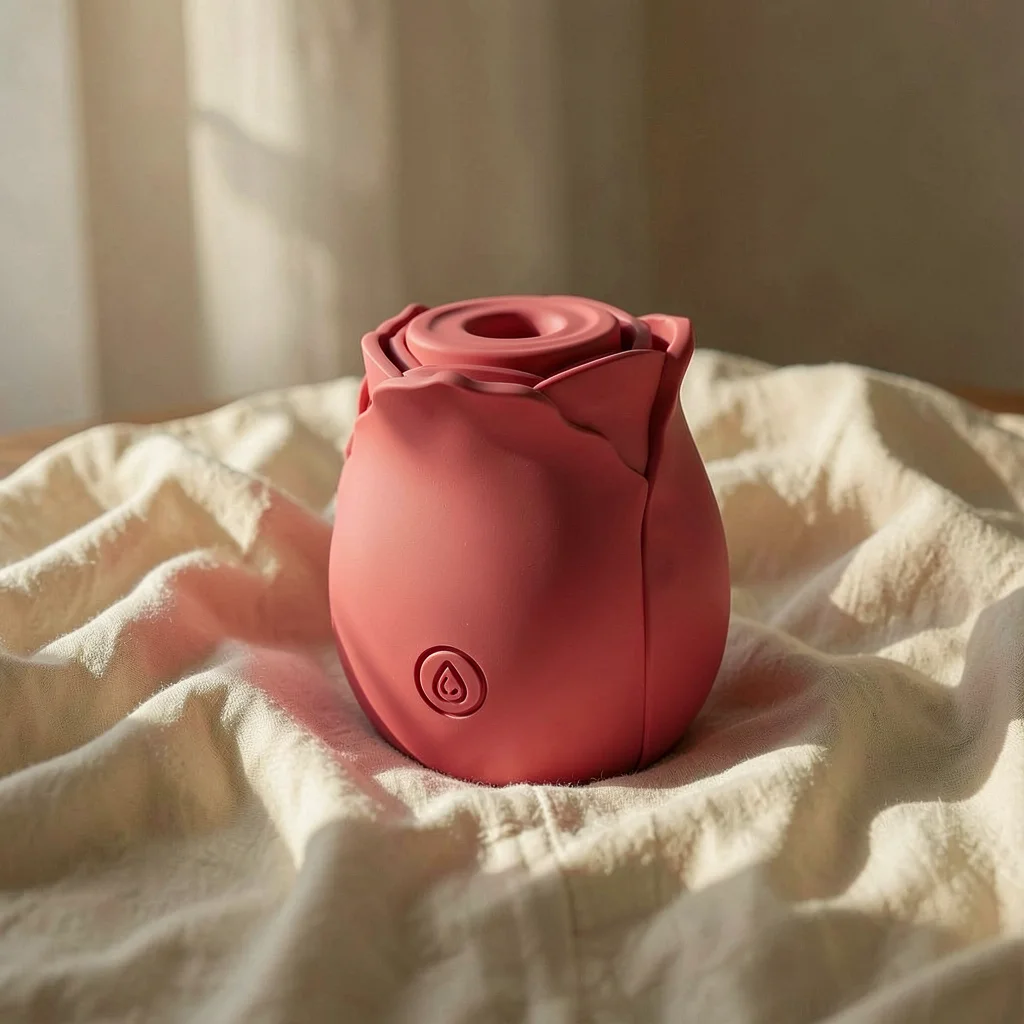 MIA Rose Rosso Stimolatore Clitoride Aspirazione