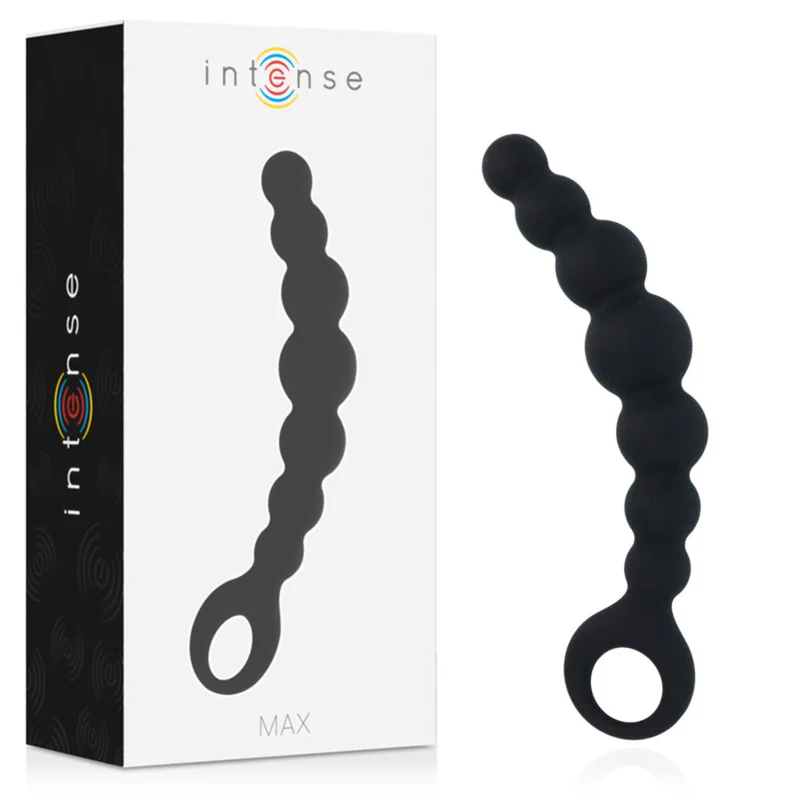 Intense Anal Max Catena Anale 8 Sfere Nere 18,5 cm
