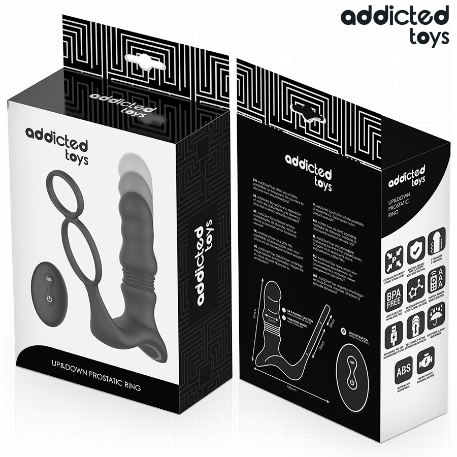 Addicted Toys Up&Down stimolatore prostatico spinta telecomando