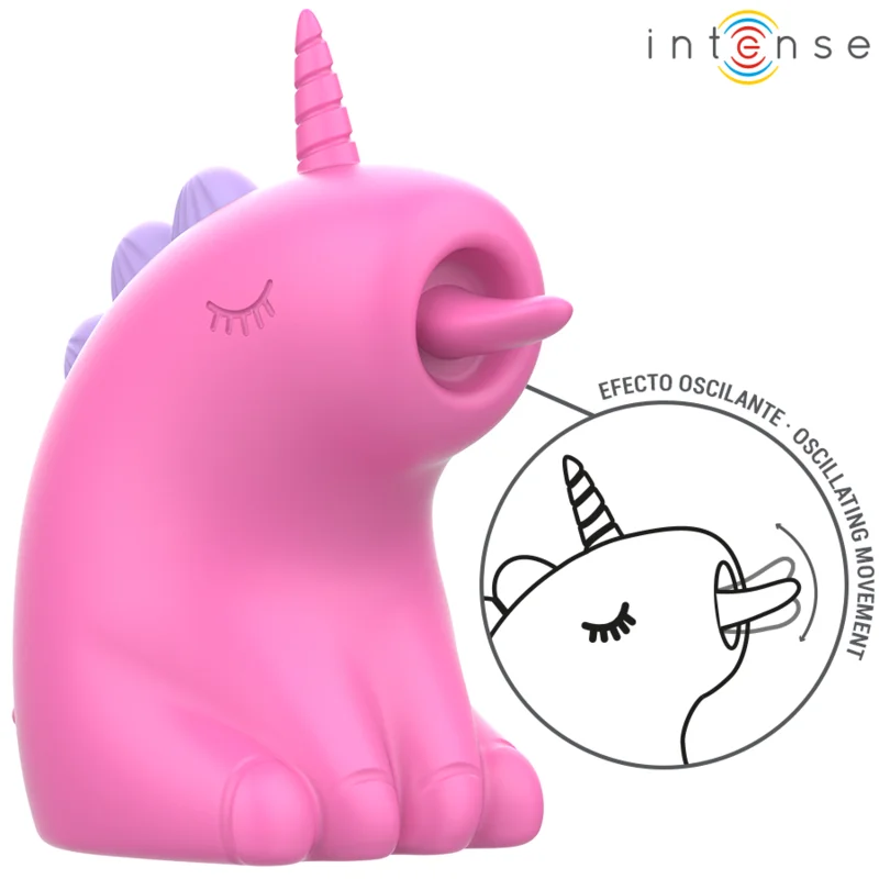 Intense Pinkie stimolatore clitoride lingua rotante fucsia