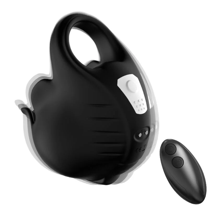 Armony Ring Duo anello vibrante coppia nero telecomando