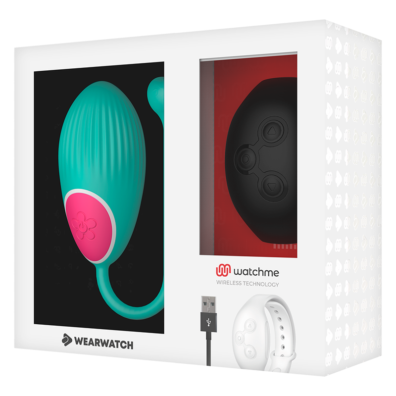 Wearwatch Egg Ovetto Vibrante Acquamarina Silicone Medicale
