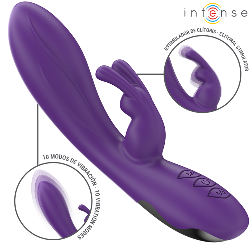 Intense Randall vibratore rabbit viola 10 modalità