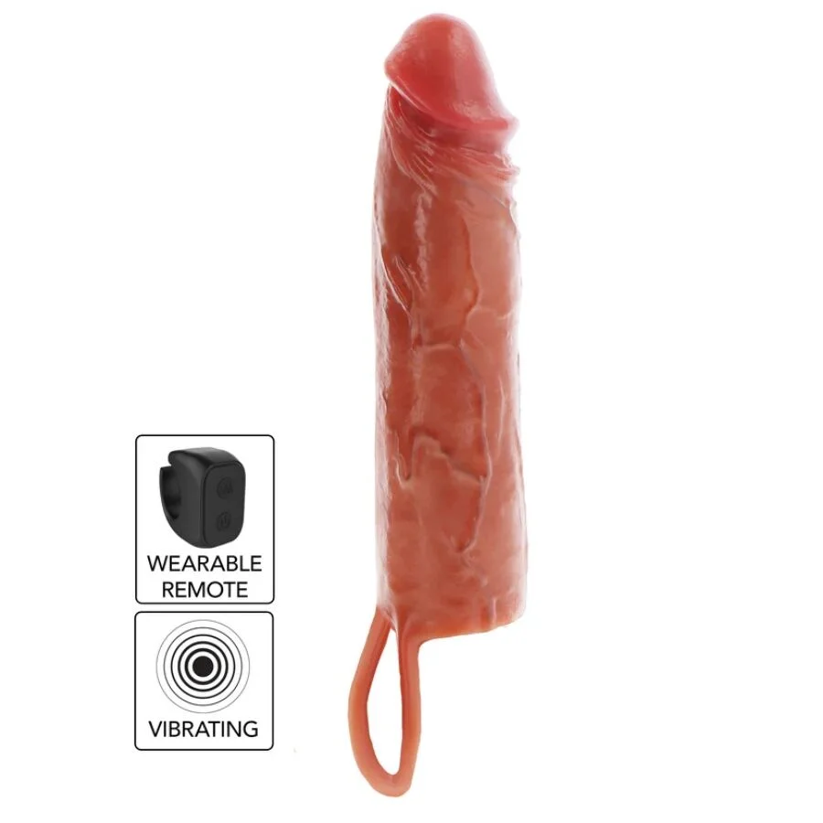 ToyJoy Hydrated Skin guaina vibrante 20 cm telecomando