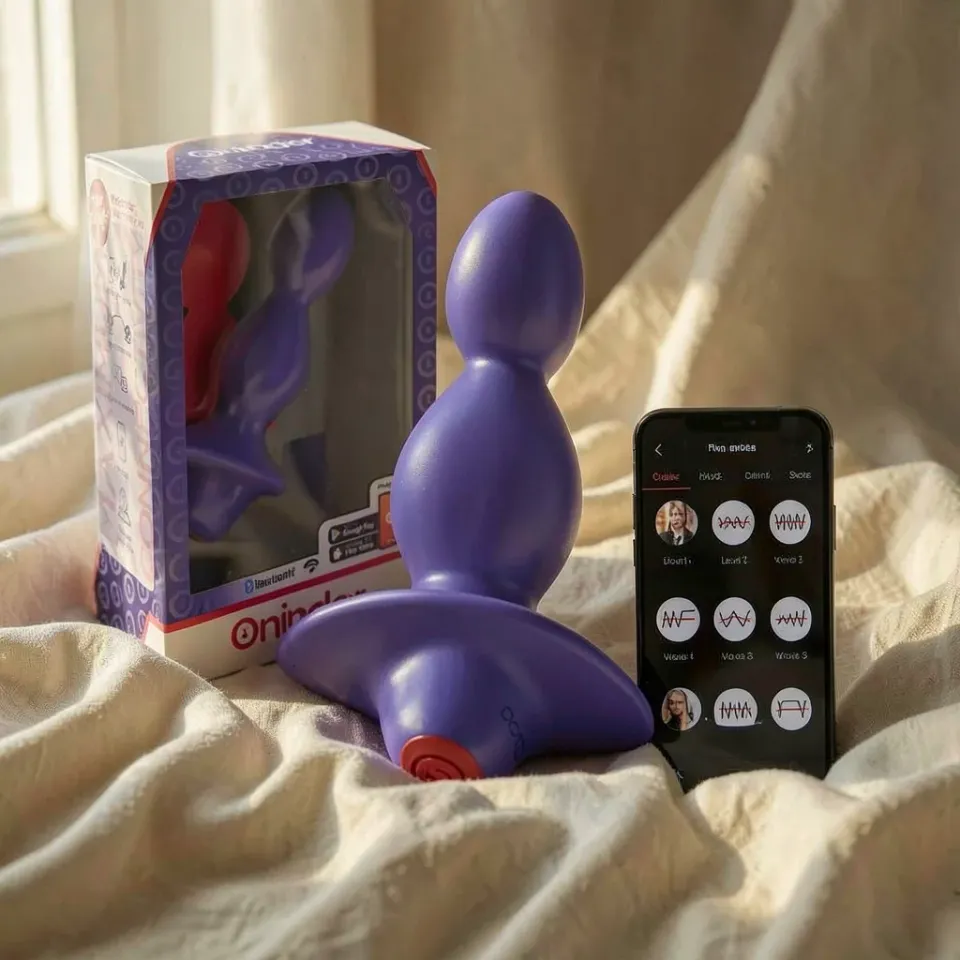 ONINDER CUTE Love Butt plug anale vibrante con app