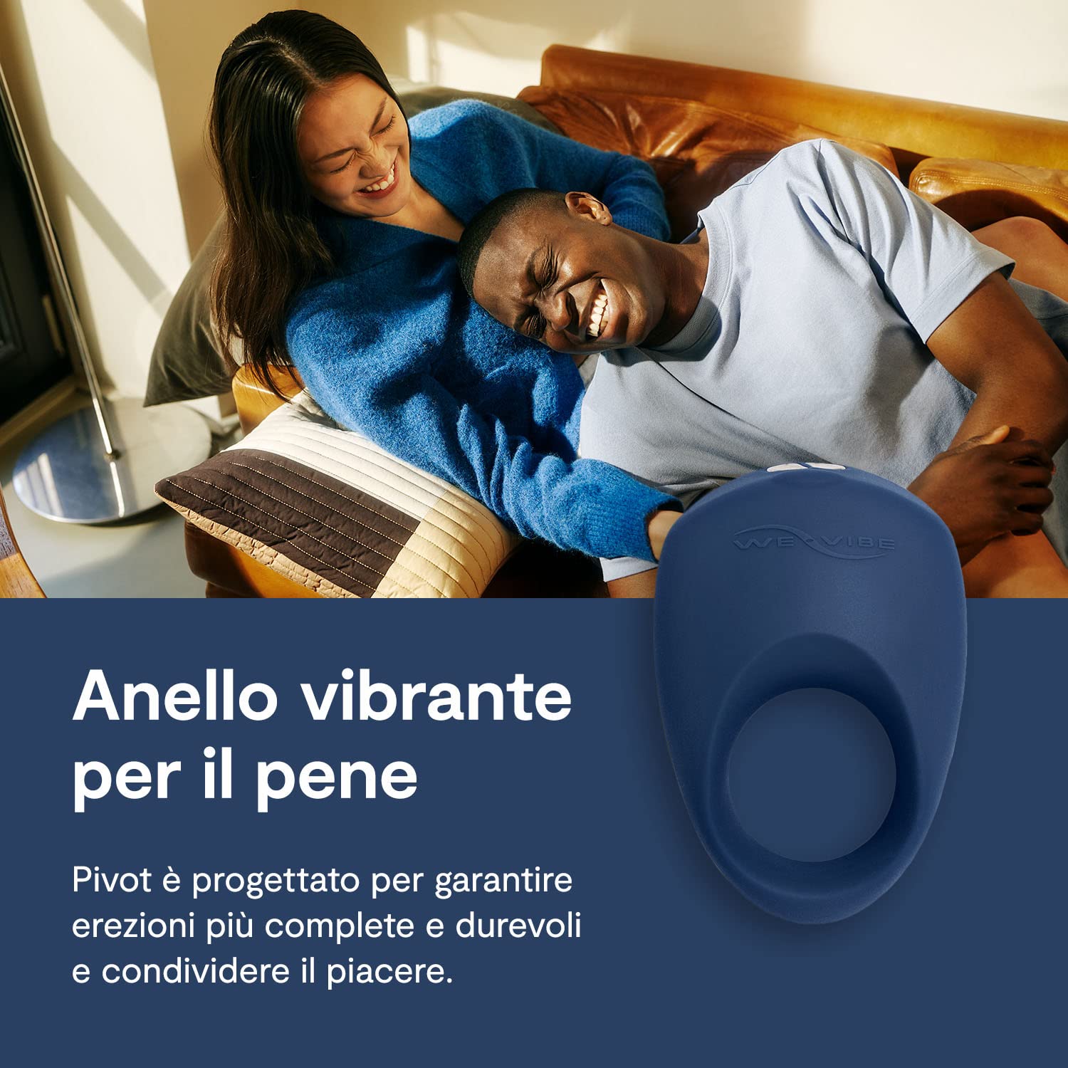 We-Vibe Pivot anello vibrante elastico con lubrificante