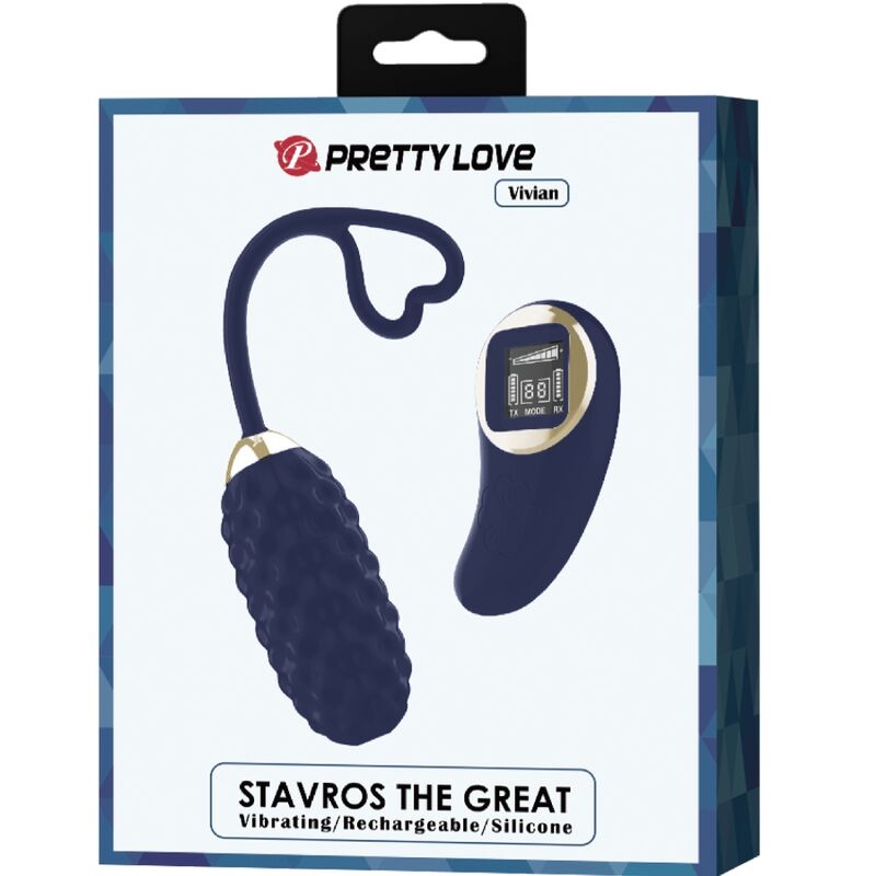 Pretty Love Vivian uovo vibrante blu telecomando