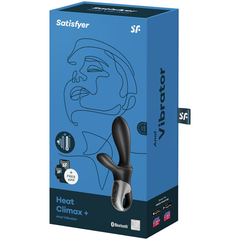 Satisfyer Heat Climax+ vibratore prostatico riscaldante nero