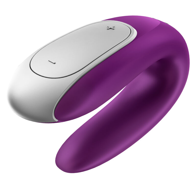 Satisfyer Double Fun vibratore di coppia viola app