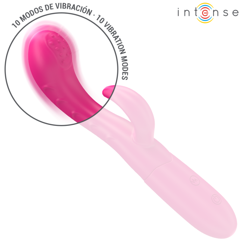 Intense Amara Stimolatore Clitoride a Lingua Rosa 10 Modi