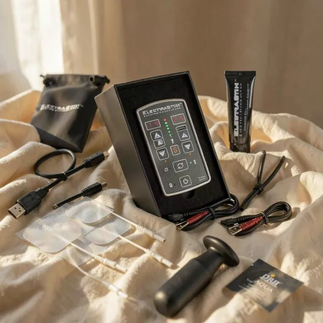 ElectraStim Flick Duo EM80 elettrostimolatore kit completo doppio canale