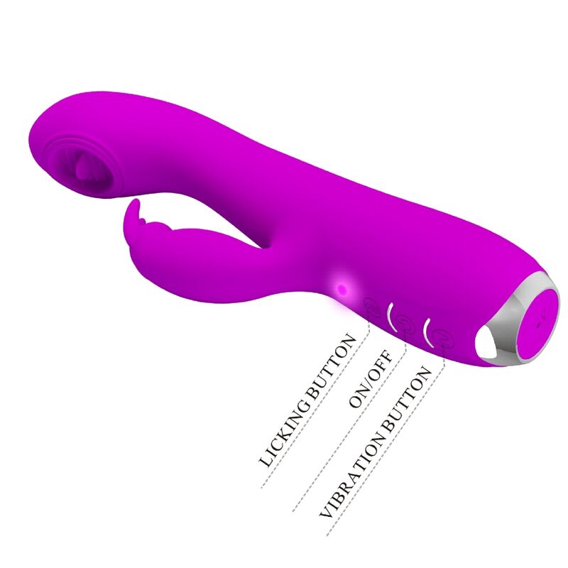 Pretty Love Rachel vibratore clitoride viola ventosa