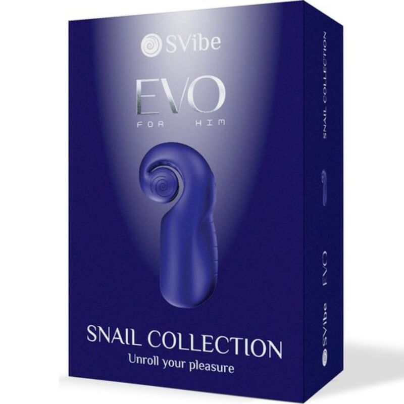Snail Vibe Evo masturbatore blu scuro 2 motori
