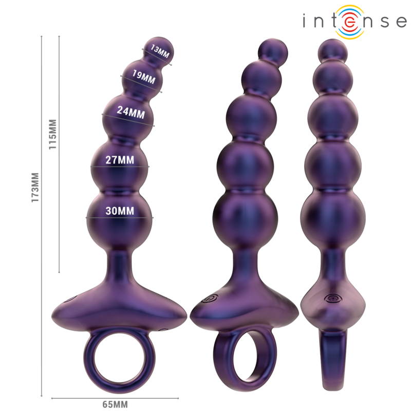 Intense Tito plug vibrante silicone con telecomando