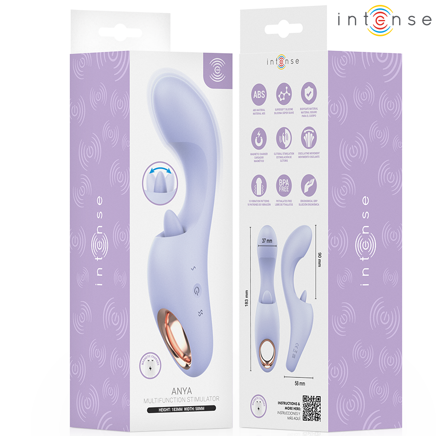 Intense Anya vibratore rabbit lavanda doppia stimolazione
