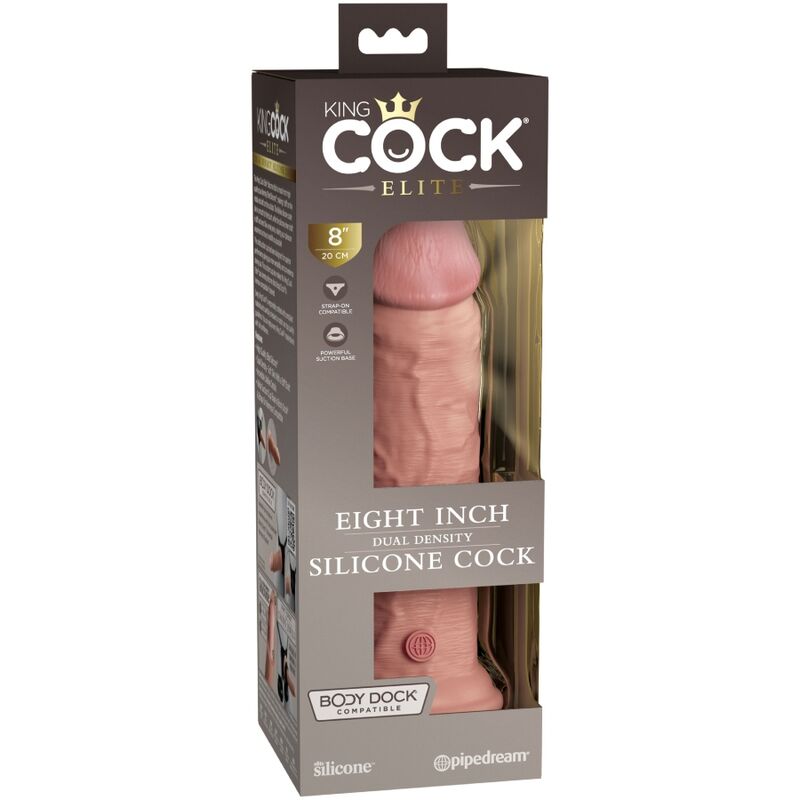 Pipedream King Cock Elite 20,3 cm dildo silicone naturale